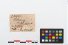 Etikett zu Bronzeknopf (NHMW-PRAE-024441)